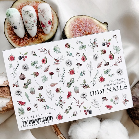Sticker COLORFUL No.110 from IBDI Nails