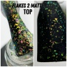 Gloss Gel Flakes matte (without sweat layer) 8ml from Nogtika  