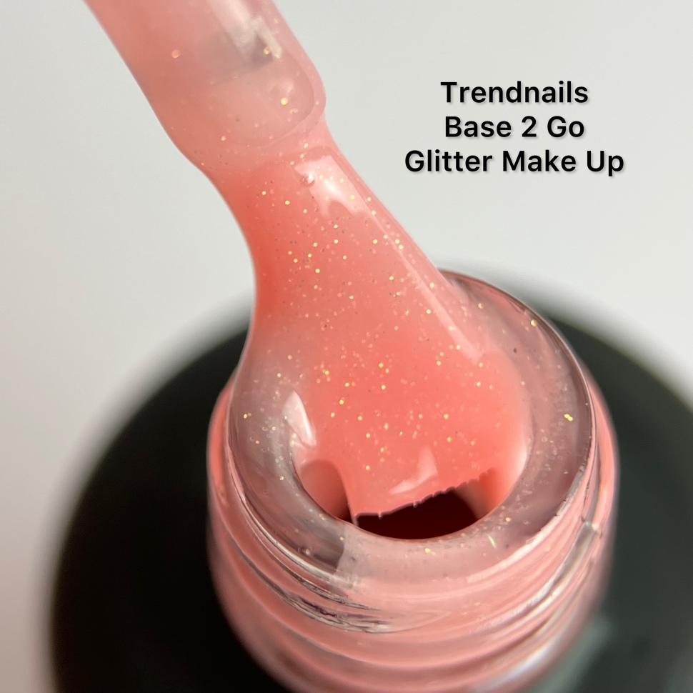 ColorBase2Go- Glitter Make up Руббер База эластичная 8мл от Trendnails