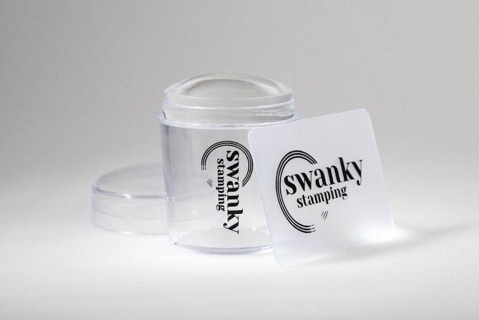 Stamping made of silicone clear 4cm by Swanky