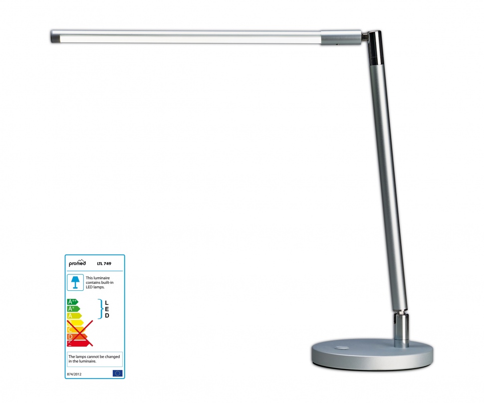 PROMED LED table lamp color silver