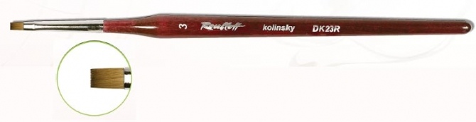 Roubloff Brush is ideal for One Stroke Designs DK23R Size 2,3,4