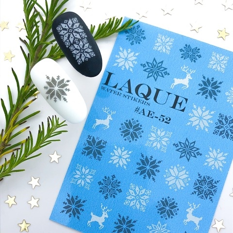 Sticker design AE52 by LAQUE (water soluble stickers) winter motifs