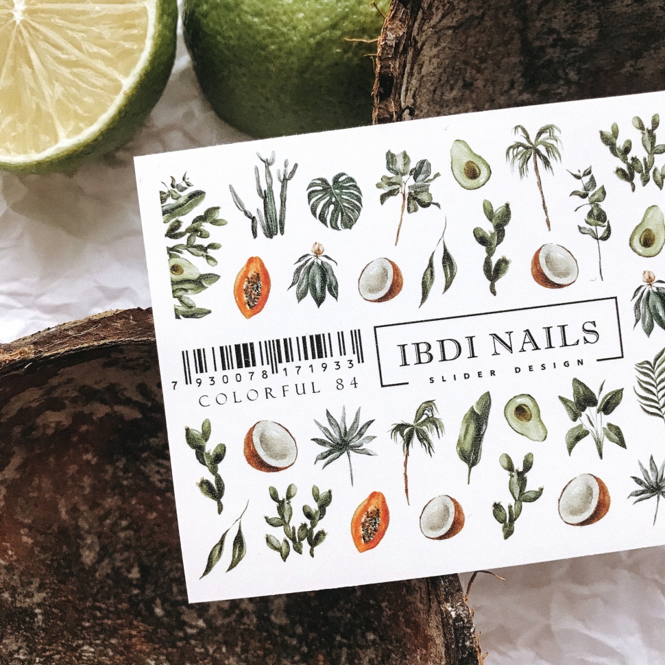 Sticker COLORFUL No. 84 from IBDI Nails
