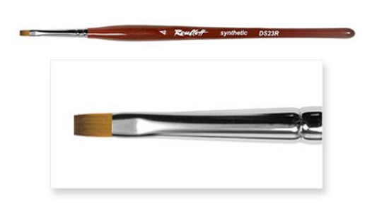 Roubloff Brush is ideal for One Stroke Designs DS23R Size 4