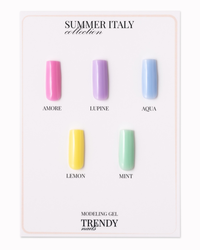 UV /LED modeling gel Amore self-smoothing from Trendy Nails (15/30ml)