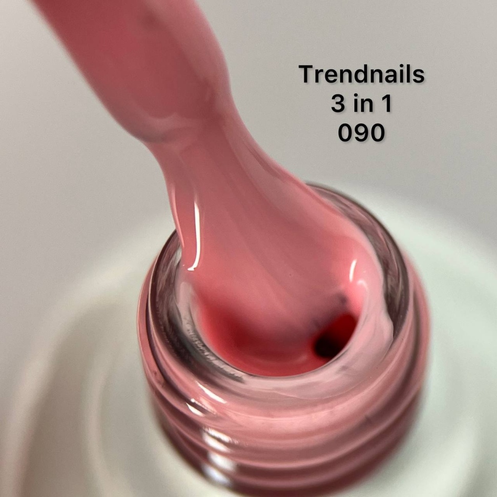 Гель лак от Trendnails (10мл) 3in1  Touch of Rose номер 90