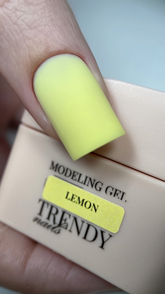 UV /LED modeling gel Lemon self-smoothing from Trendy Nails (15/30ml)