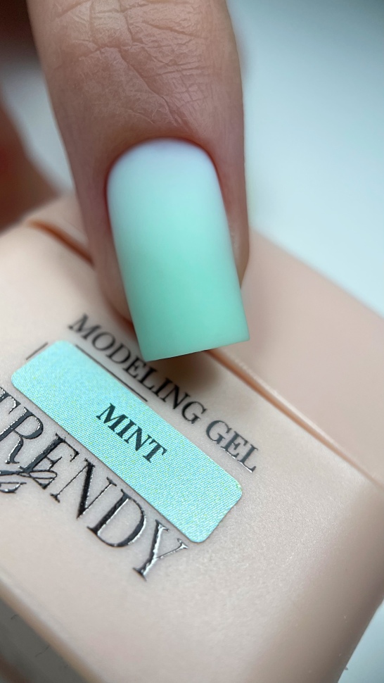 Modeling Gel selbstglättend „Mint“ von Trendy Nails (15/30ml) 