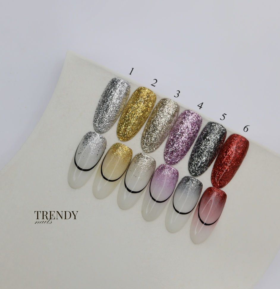 Shine gel pasta silver from Trendy Nails No. 01