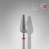 Router bit diamond “pointed pear” fine (red) 5mm from STALEKS