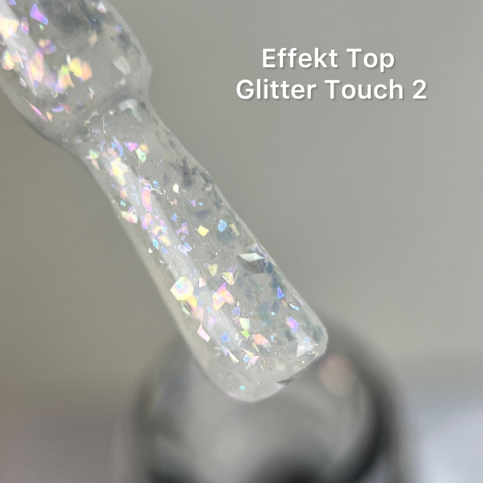 EffectTop Coat Glitter Touch 2 NO WIPE 10ml by Love My Nails