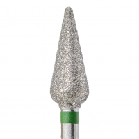 Фреза алмазная капля насечка грубая (зеленая) в размерe: 5,00 мм от КМИЗ 