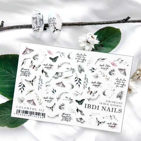 Sticker COLORFUL No.112 from IBDI Nails