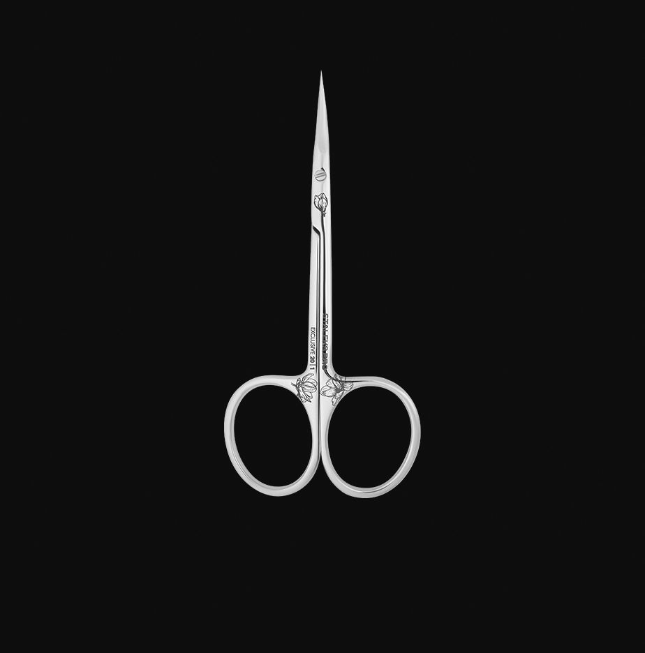 Cuticle scissors "Magnolia / Zebra" SX-20/1 STALEKS EXCLUSIVE