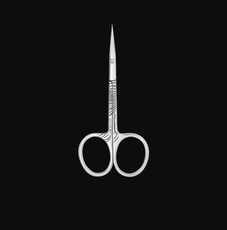 Cuticle scissors "Magnolia / Zebra" SX-20/1 STALEKS EXCLUSIVE