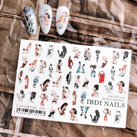 Sticker COLORFUL No.116 from IBDI Nails