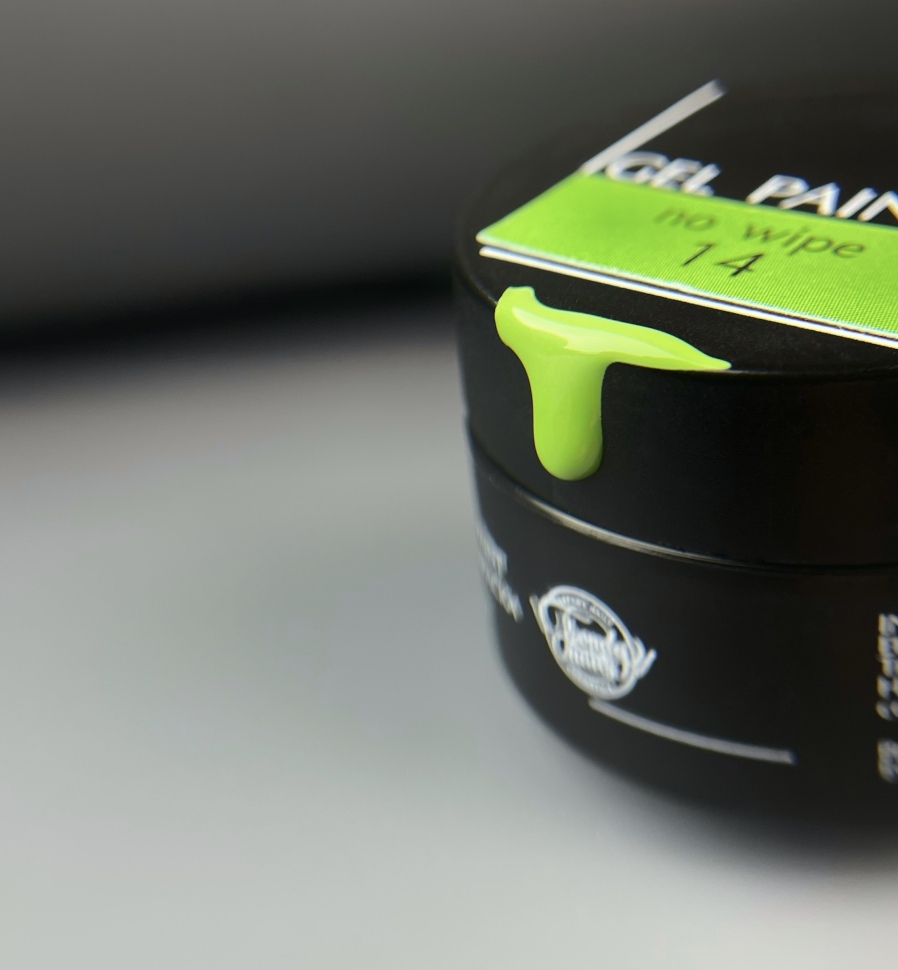 Gel Paint No Wipe lime green No. 014