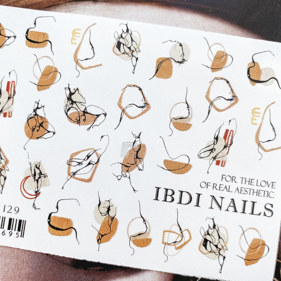 Sticker COLORFUL No.129 from IBDI Nails