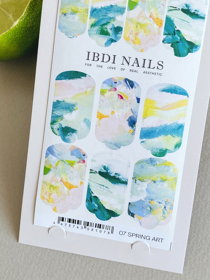 NailArt Wrap 07 Spring Art from IBDI Nails
