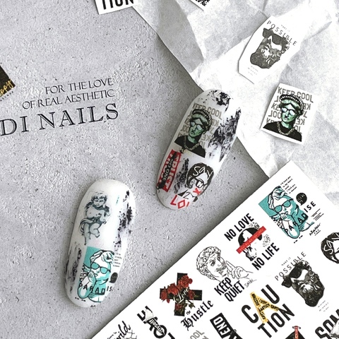 Sticker COLORFUL No.143 from IBDI Nails