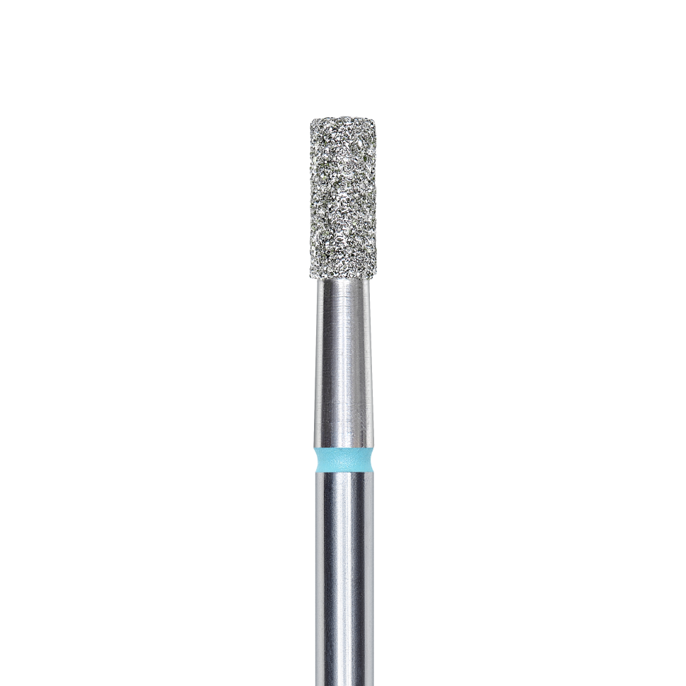 Фреза алмазная цилиндр средняя насечка (синяя) от STALEKS