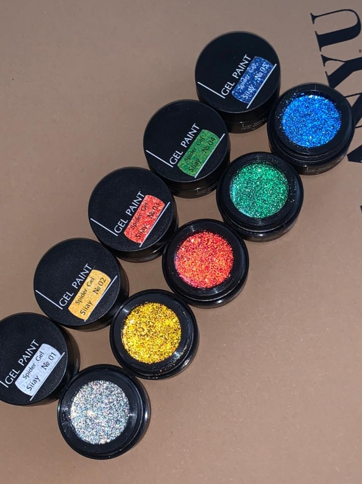 Lichtreflektierendes Spider Gel Siiay von Trendy Nails 5ml in 5 Farben erhältlich