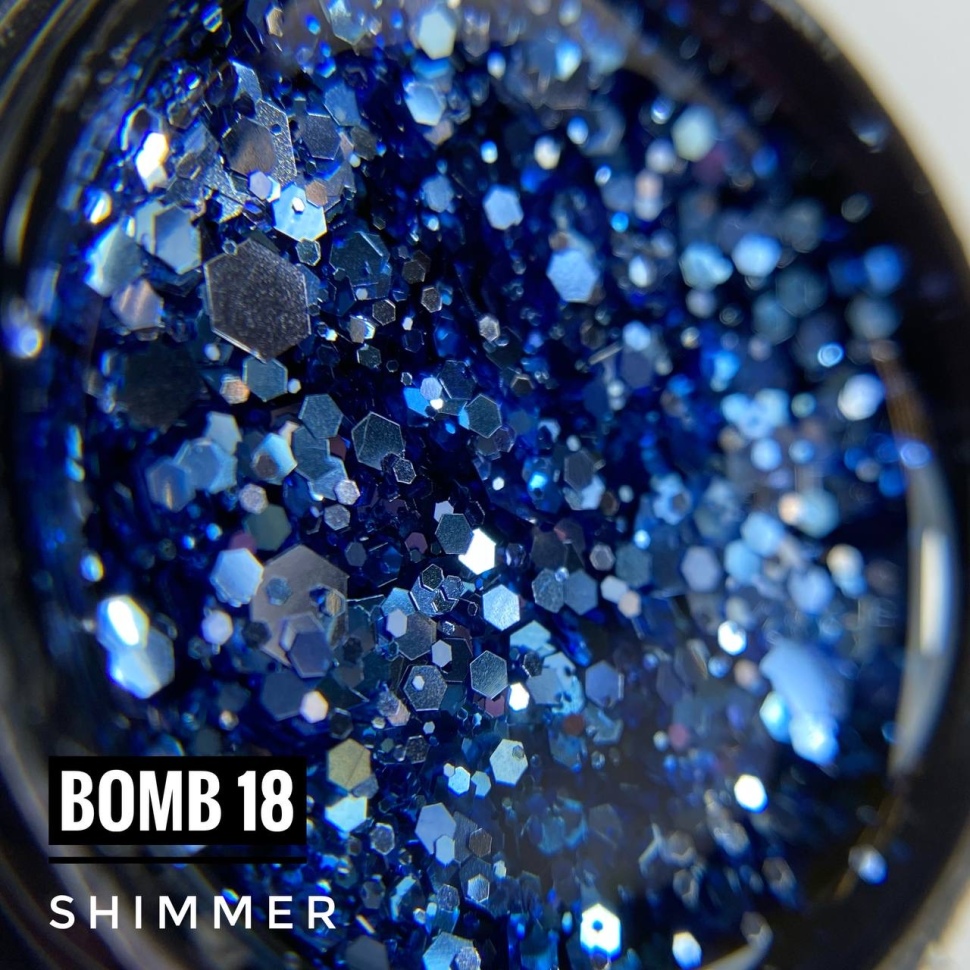 Nail art gel Shimmer Bomb 5ml from NOGTIKA in 10 colors