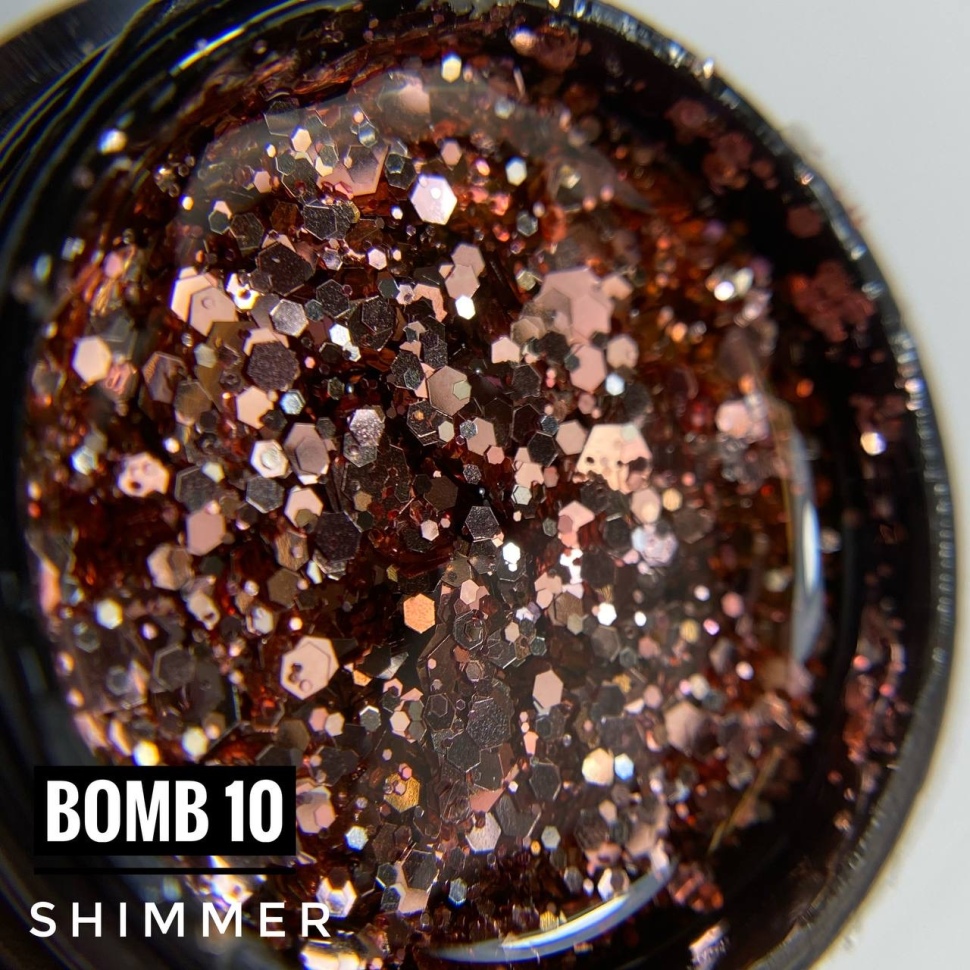 Эффект гель Shimmer Bomb 5мл от NOGTIKA в 10ти тонах