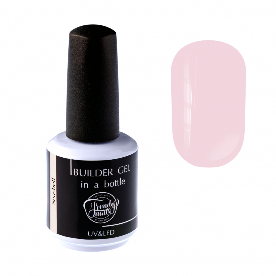 Builder gel in the bottle Seashell from Trendy Nails 15ml/ 30ml (self-smoothing)