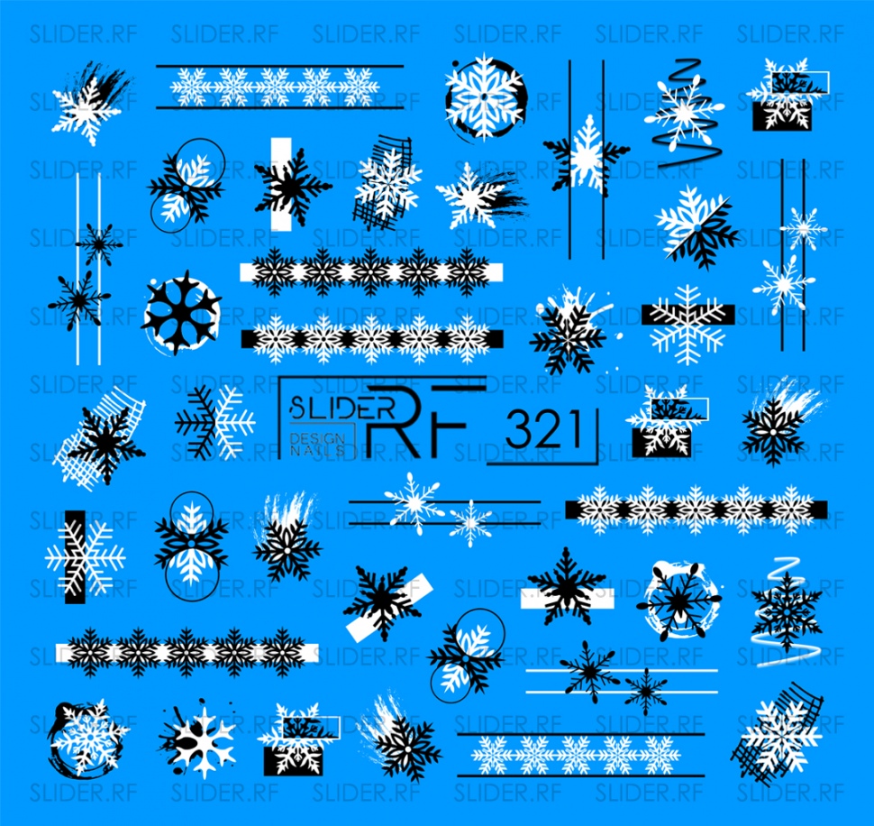 Sticker Design RF321 (Water Soluble Stickers) Слайдер