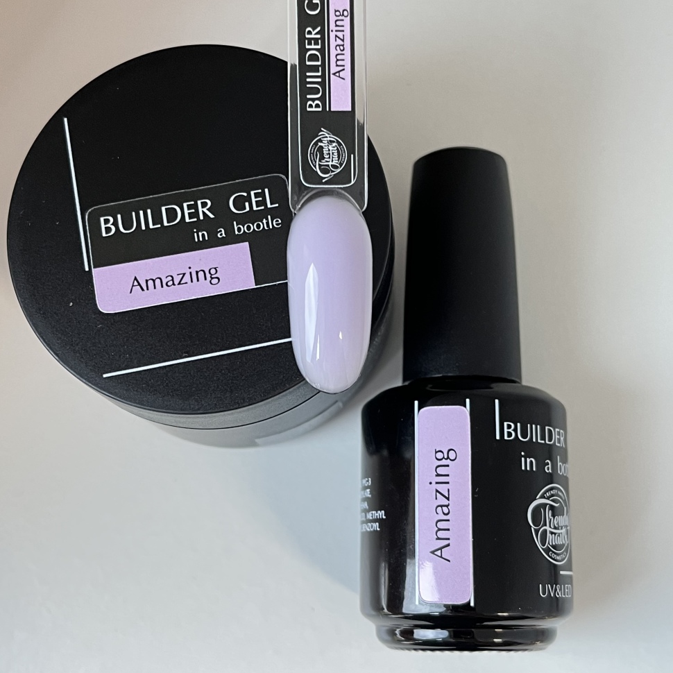 Builder gel in the bottle from Trendy Nails 15ml/ 30ml(self-smoothing)