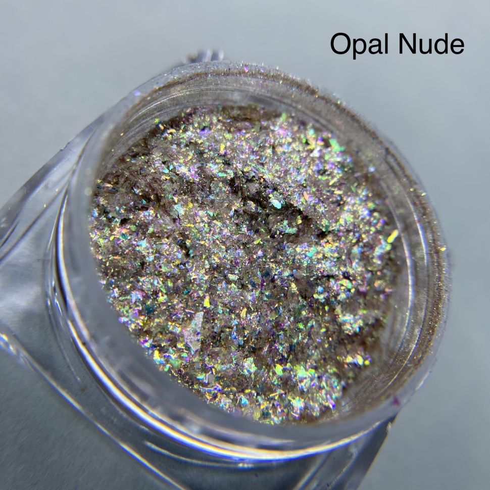 Glitter flake foil fine nudeHolography