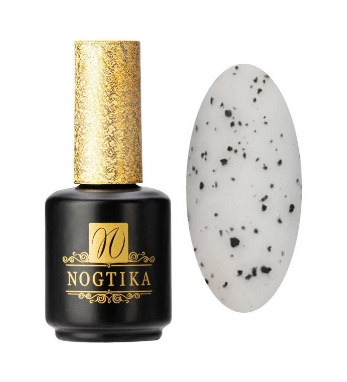 Top Gel EGG black matte with sweat layer 15ml from Nogtika