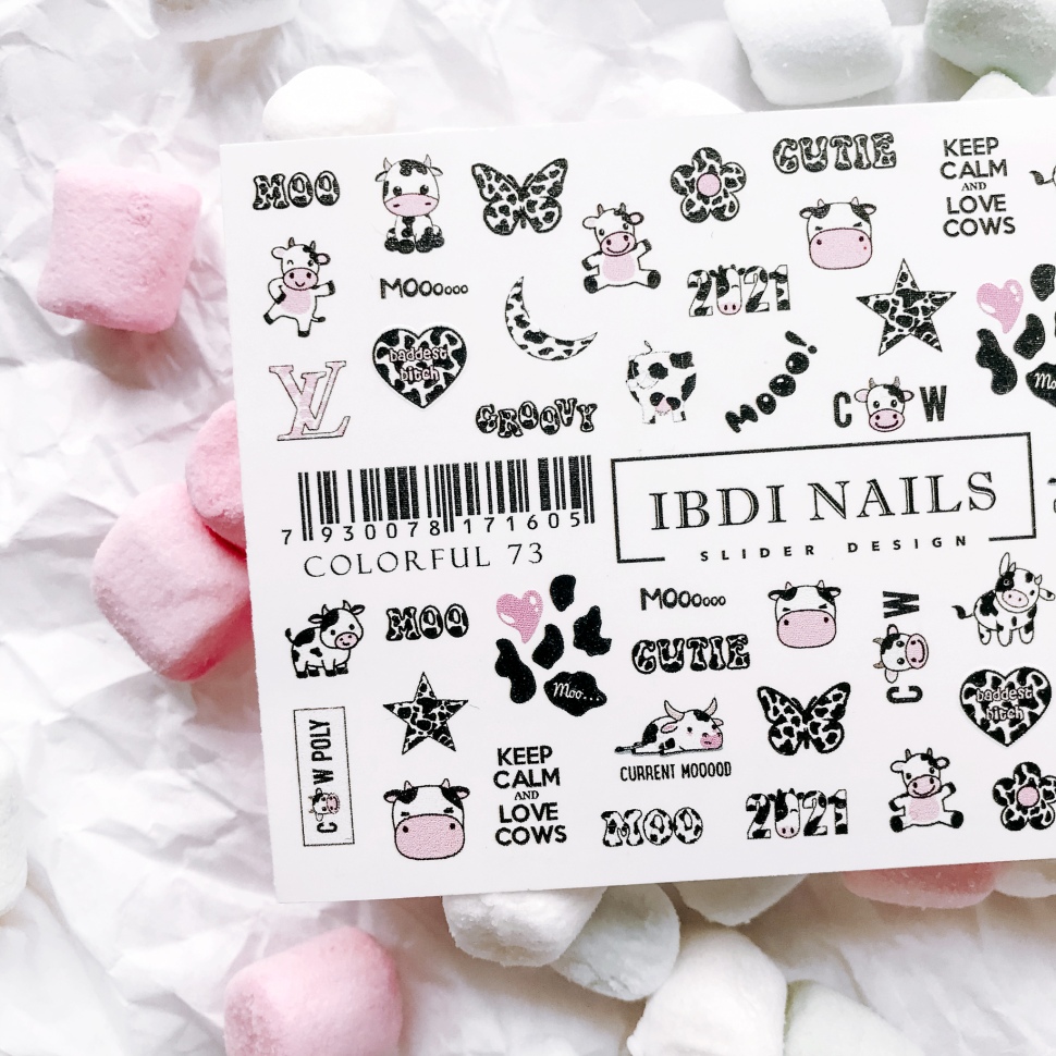 Sticker COLORFUL Nr. 73 von IBDI Nails