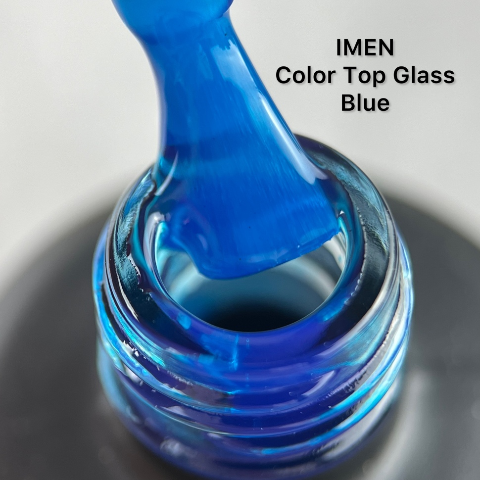 Imen Color Top (without sweat layer) 15ml Glass Blue