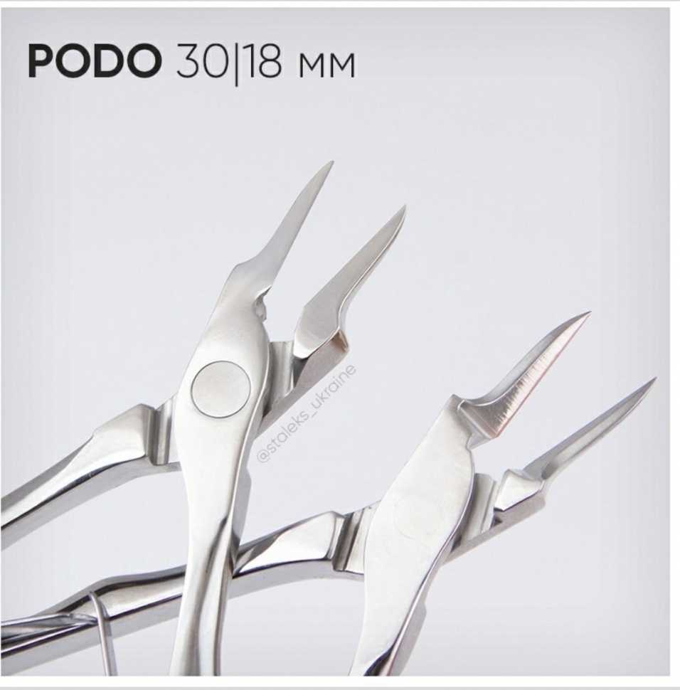 Pliers for ingrown nails PODO NP-30-18 (cutting length 18 mm) STALEKS