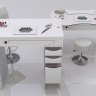 Nail table incl. Suction with 3 drawers on the right L-300 "Fantasy table"