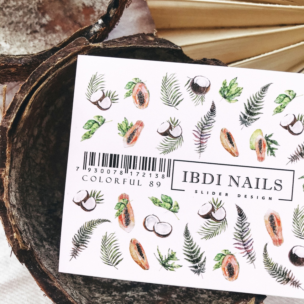Sticker COLORFUL No. 89 from IBDI Nails
