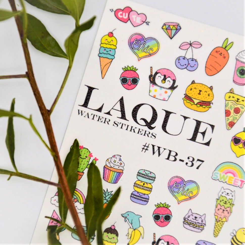 Sticker design WB37 (water soluble stickers)