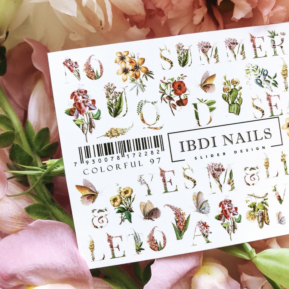 Sticker COLORFUL No. 97 from IBDI Nails