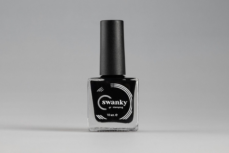 Stampinglack schwarz Nr. 001 von Swanky  10ml/18ml