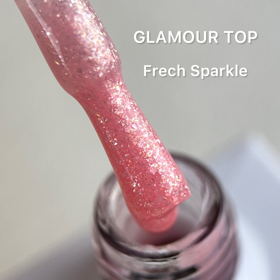 Glamour Top Coat Fresh Sparkle NO WIPE 10ml by Love My Nails