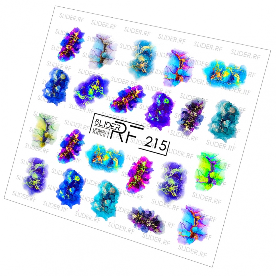 Sticker Design RF215 Marble (Water Soluble Stickers) Слайдер