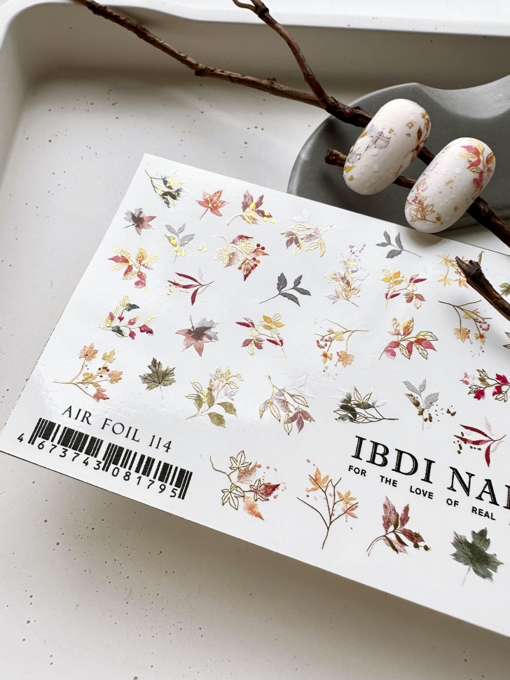Sticker Air Foil 114 from IBDI Nails