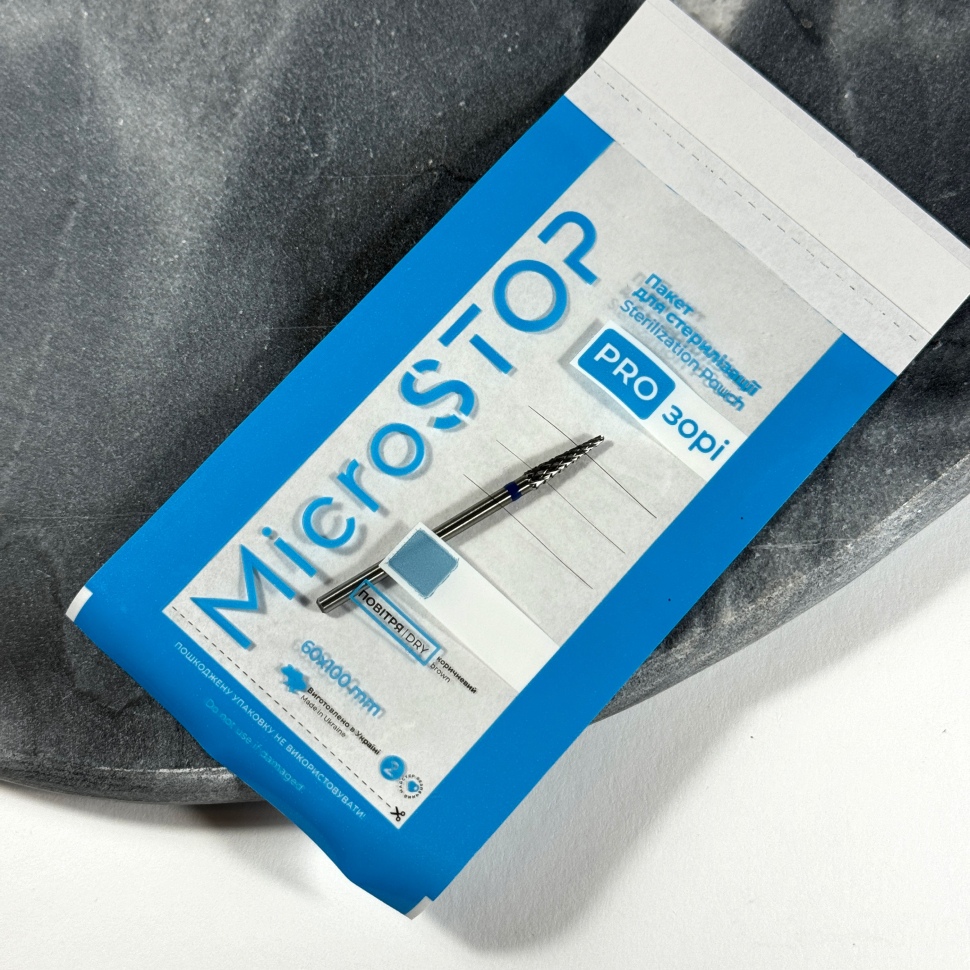 Durchsichtige Sterilisationsbeutel 100 St. in 3 Größen von MicroSTOP 