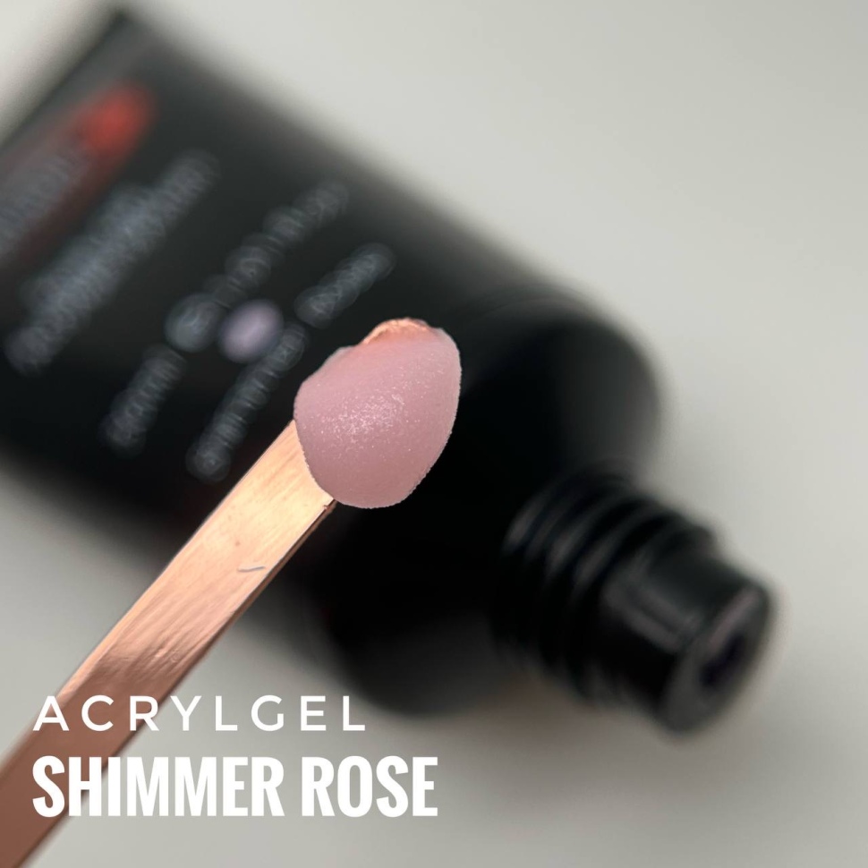 Soak-Off Acrylgel 15ml Tiegel – "Shimmer Rose" von Trendnails