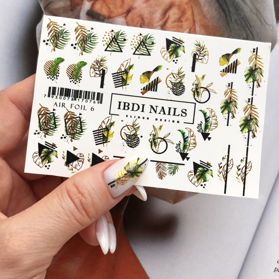 Sticker Air Foil 6 IBDI Nails